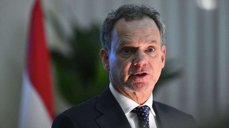 Netherlands foreign minister Caspar Veldkamp resigns over Israel sanctions deadlock