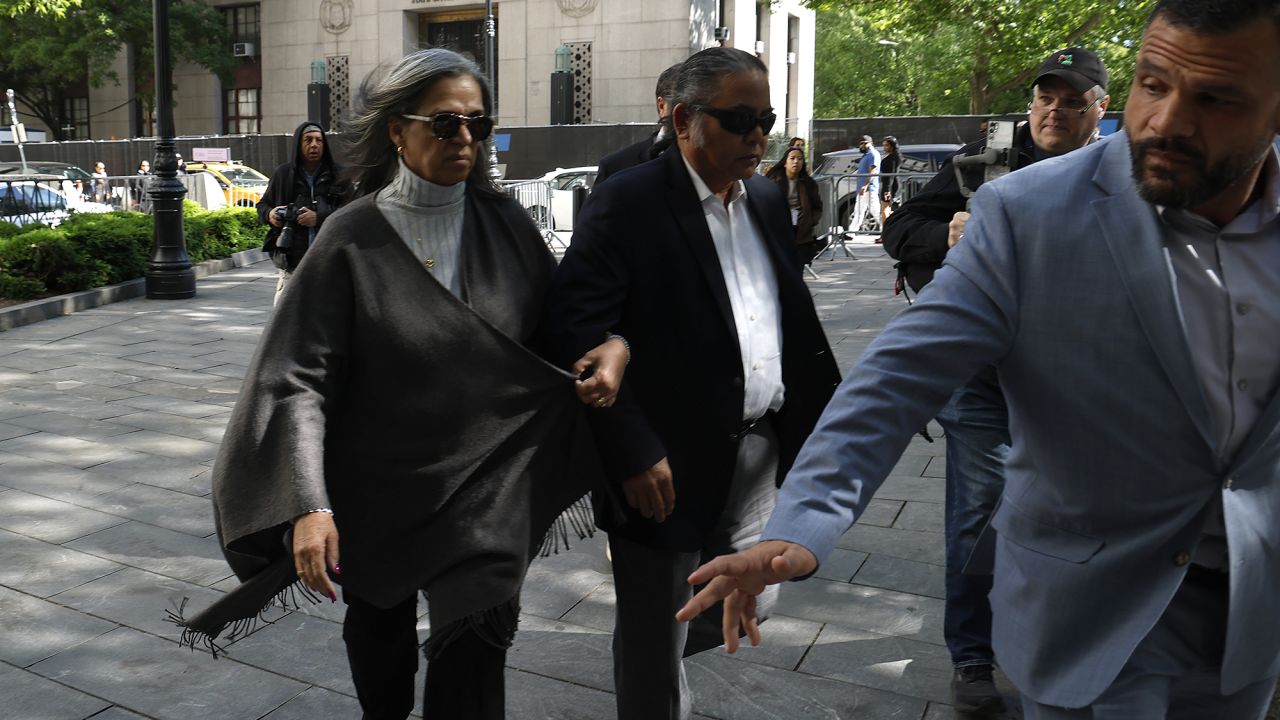 Regina Ventura, mother of Cassie Ventura, arrives at Manhattan Federal Court during the Sean "Diddy" Combs' trial on May 20, 2025 in New York City. Combs, 55, has pleaded not guilty on all counts, which include a racketeering charge alleging the hip-hop pioneer was the leader of a sex crime ring that included drug-fueled sex parties through the use of force, threats and violence