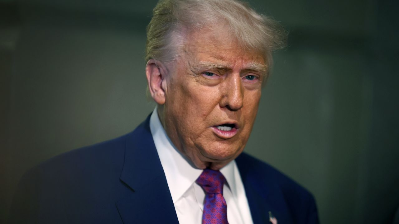 WASHINGTON, DC - MAY 20: President Donald Trump arrives for a House Republican meeting at the U.S. Capitol on May 20, 2025 in Washington, DC. Trump will  conservative House lawmakers to help push through their budget bill after it advanced through the House Budget Committee on Sunday evening. (Photo by Tasos Katopodis/Getty Images)