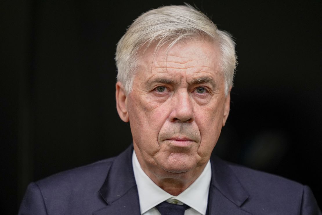 Carlo Ancelotti el 24 de mayo de 2025 en Madrid, España.