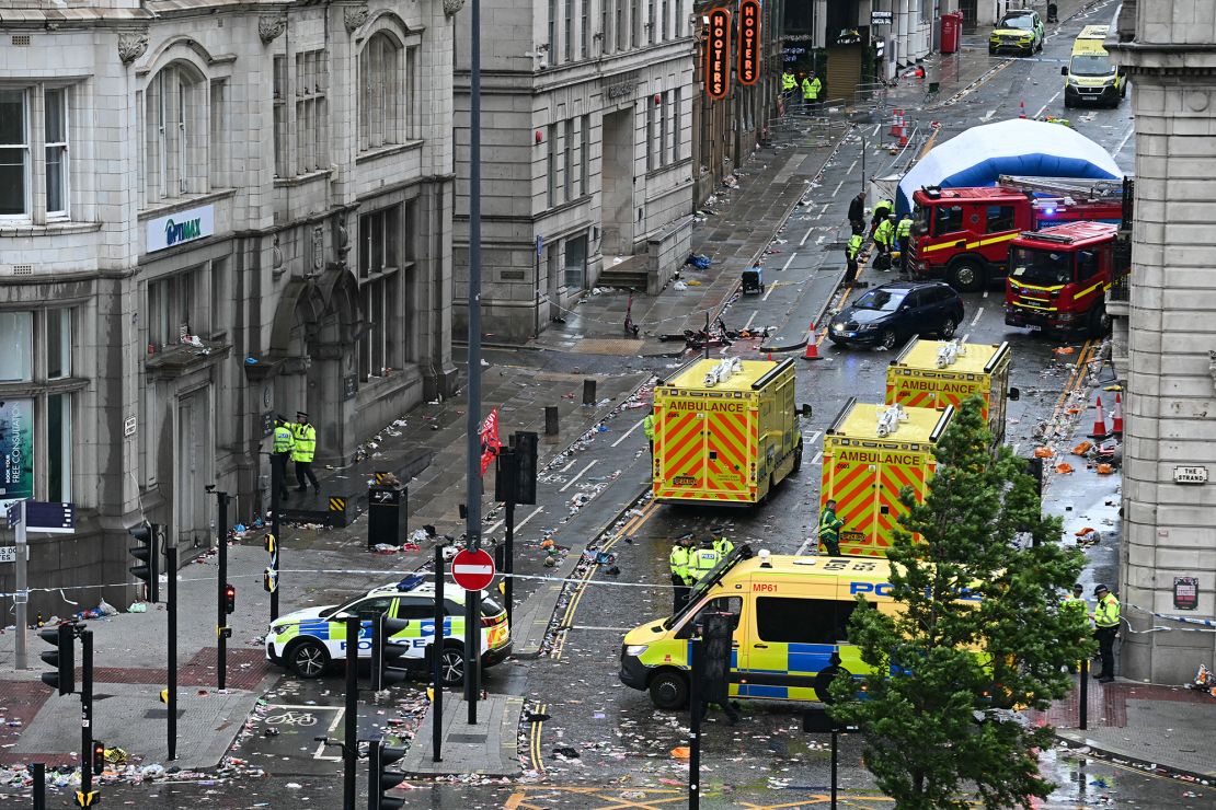Dozens were injured in the incident.