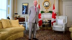 Britain's King Charles III attends audiences with indigenous leaders at the official residence of the Governor General of Canada, Rideau Hall, in Ottawa on May 27, 2025. Britain's King Charles III is heading to Canada for a brief but "impactful" visit, at a time when President Donald Trump is floating the idea of making his northern neighbour the 51st US state.
The 76-year-old monarch, who is also Canada's head of state as part of the Commonwealth, has never publicly commented on the ambitions of the US president, a noted irer of the royal family. (Photo by Victoria JONES / POOL / AFP) (Photo by VICTORIA JONES/POOL/AFP via Getty Images)          