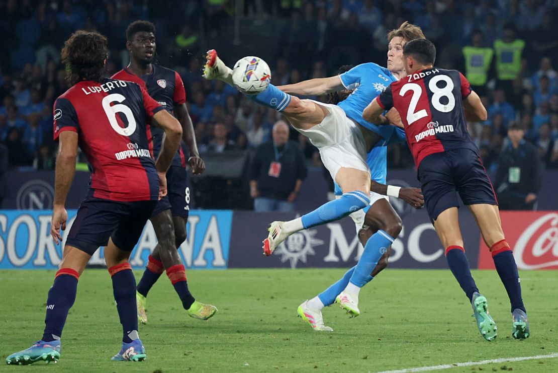 Scott McTominay scored Napoli's first goal.