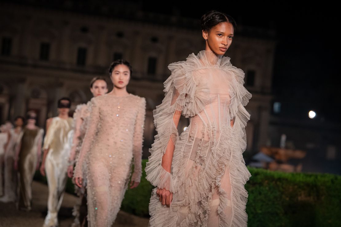 Models at the Dior Cruise womenswear show in May. Anderson will replace Maria Grazia Chiuri, who stepped down as Dior’s womenswear artistic director in late May, as well as Kim Jones, who exited his role as artistic director of Dior Men in January.