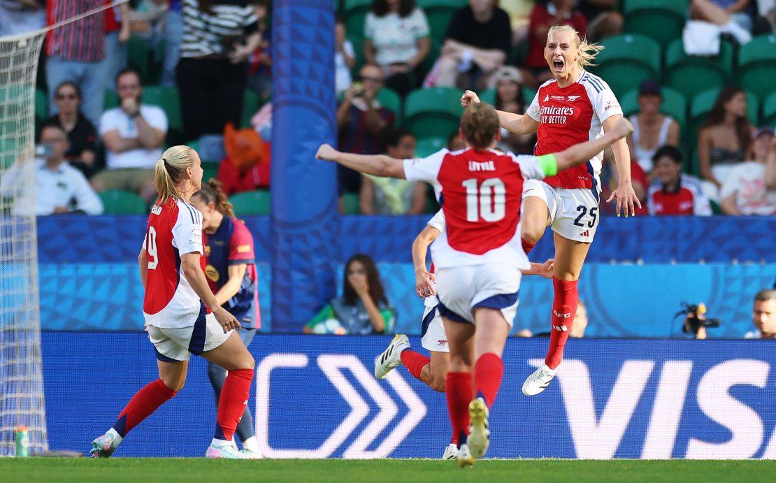 Stina Blackstenius scored the only goal of the game.