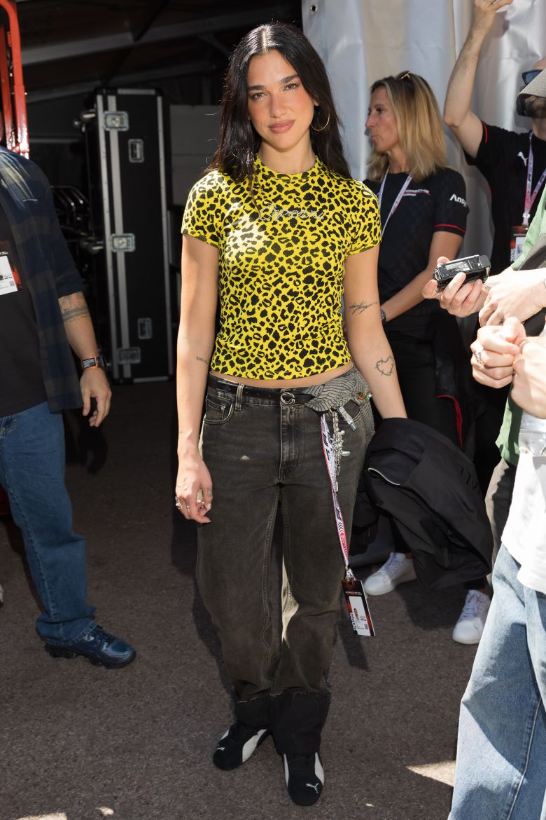 Dua Lipa owns several pairs of the nimble Puma Speed Cat sneakers.