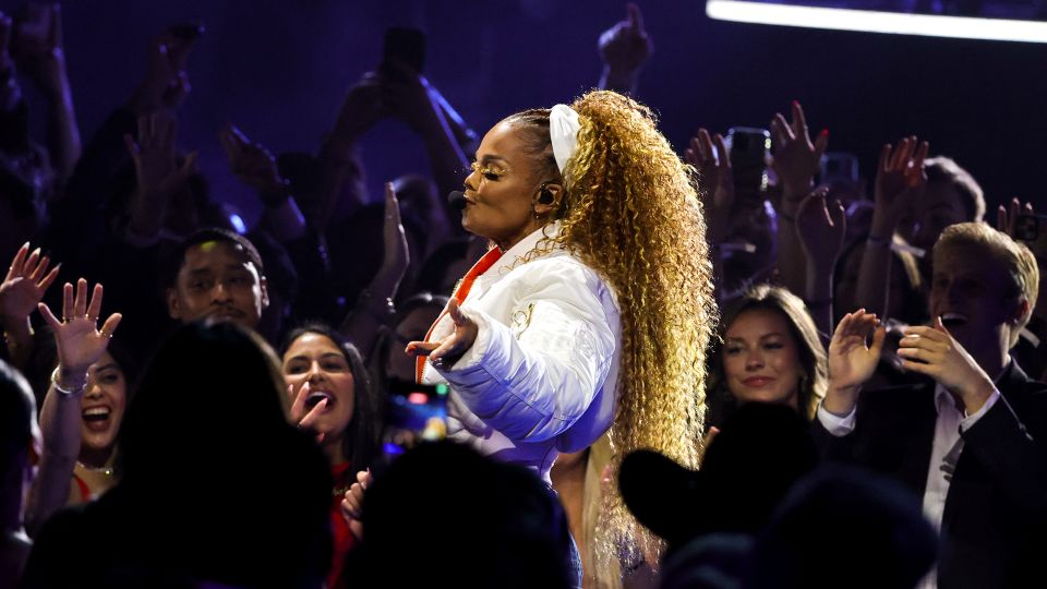 Janet Jackson performing astatine  the 2025 American Music Awards successful  Las Vegas. - Ethan Miller/Getty Images