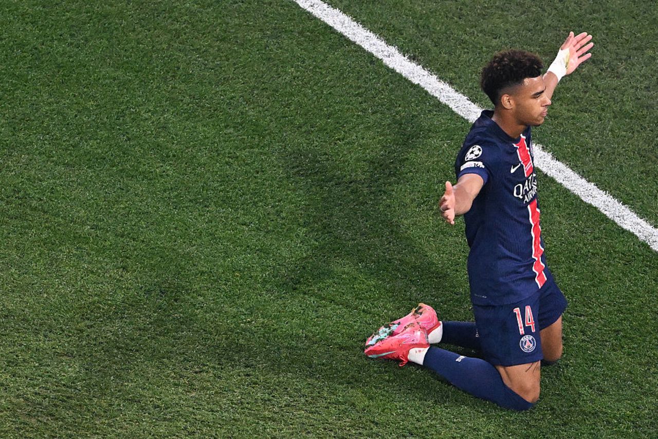 Désiré Doué puso una asistencia y anotó un gol en 20 minutos de la final de la Champions League.