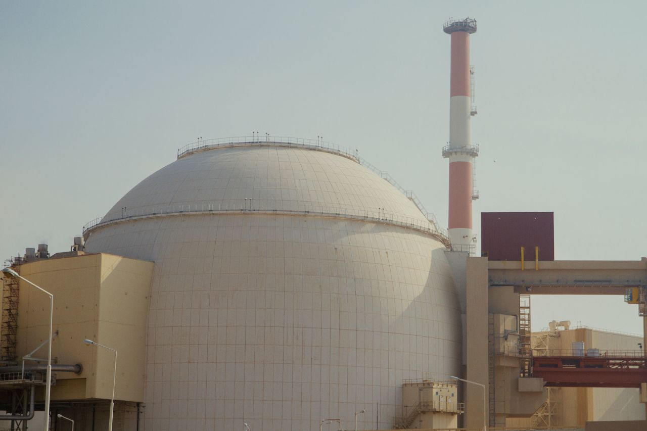 نیروگاه هسته‌ای بوشهر در سال ۲۰۱۴.