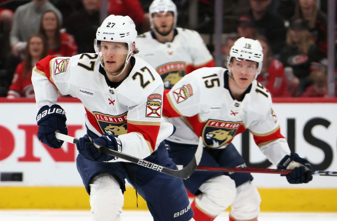 The Florida Panthers defeated the Carolina Hurricanes in five games on Wednesday to advance to the Cup Final for the third consecutive year.