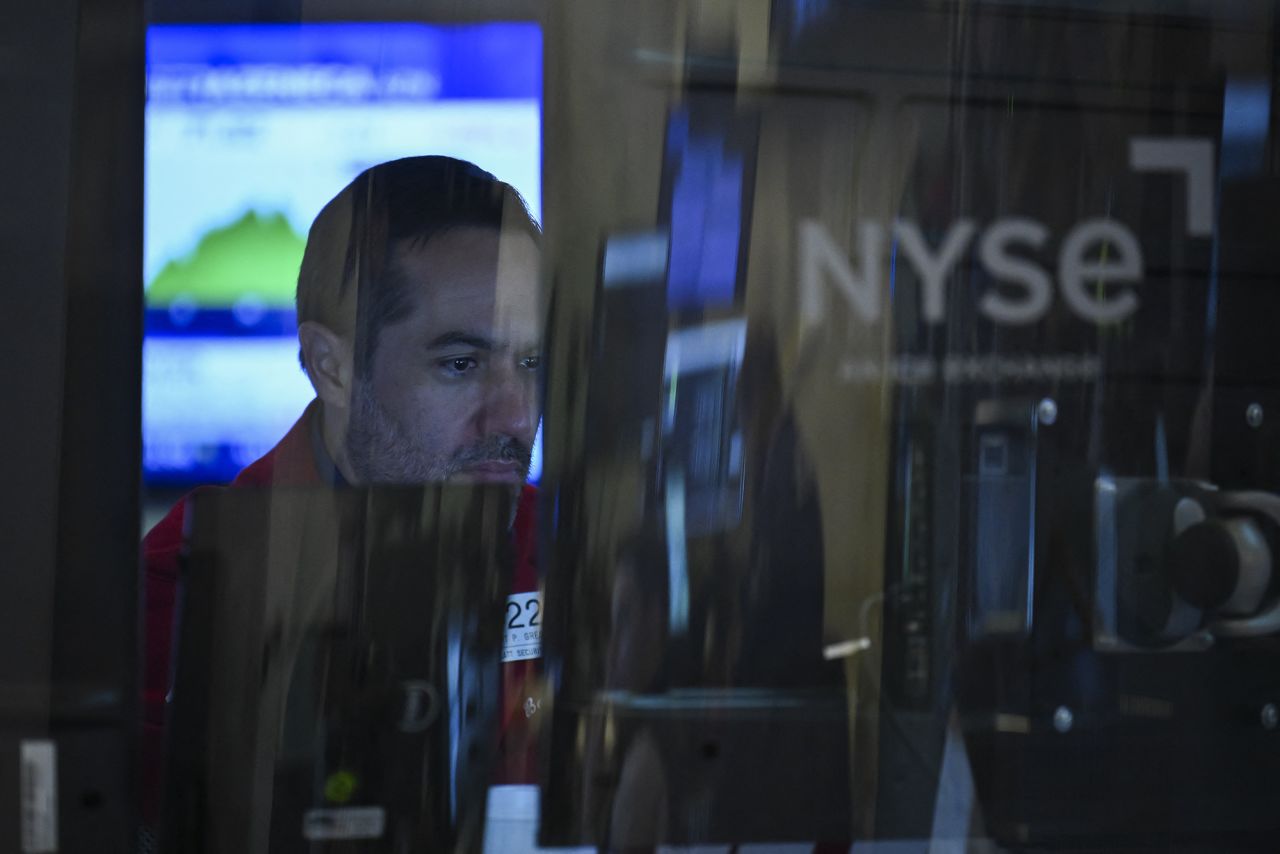 A trader works on the floor of the New York Stock Exchange at the opening bell on June 2.