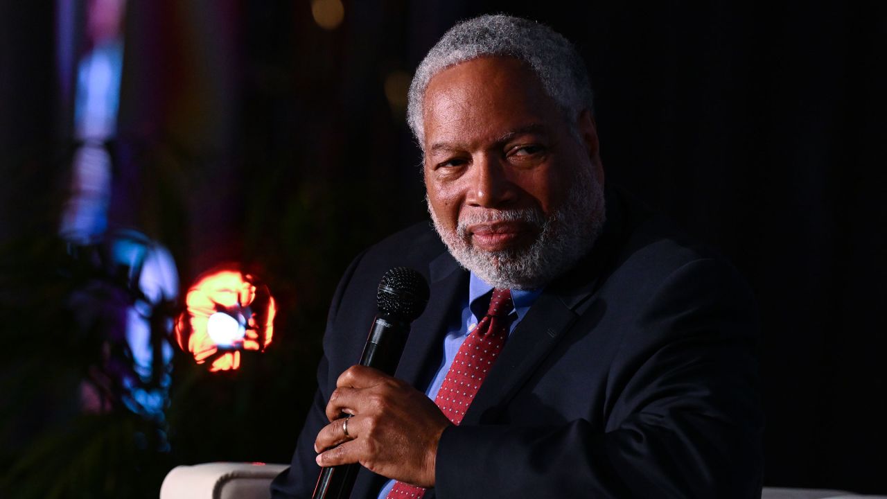 Lonnie Bunch, the secretary of the Smithsonian Institution, speaks onstage during the John and Lillian Miles Lewis Foundation 2025 Good Trouble Gala in Atlanta, Georgia, on May 29, 2025.