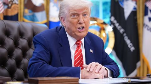 WASHINGTON, DC - MAY 30: U.S. President Donald Trump, joined by Tesla CEO Elon Musk, speaks to reporters in the Oval Office of the White House on May 30, 2025 in Washington, DC. Musk, who served as an adviser to Trump and led the Department of Government Efficiency, announced he would leave the Trump administration to refocus on his businesses.  (Photo by Kevin Dietsch/Getty Images)