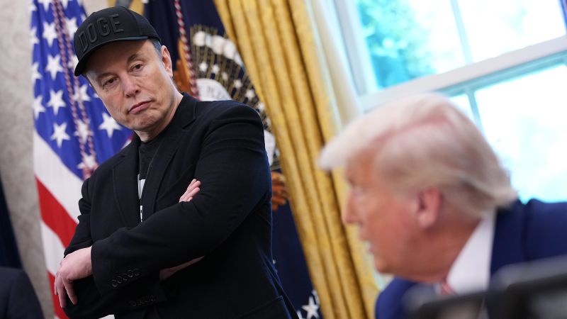 Elon Musk and Donald Trump are fighting again