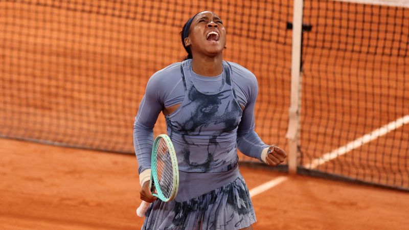 Coco Gauff Reaches French Open Semifinals After Comeback Win Over Madison Keys