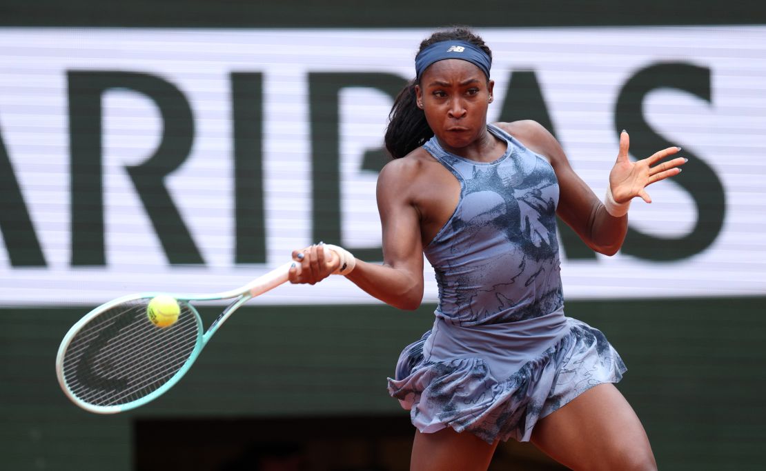 Coco Gauff reached the final of the French Open in 2022.