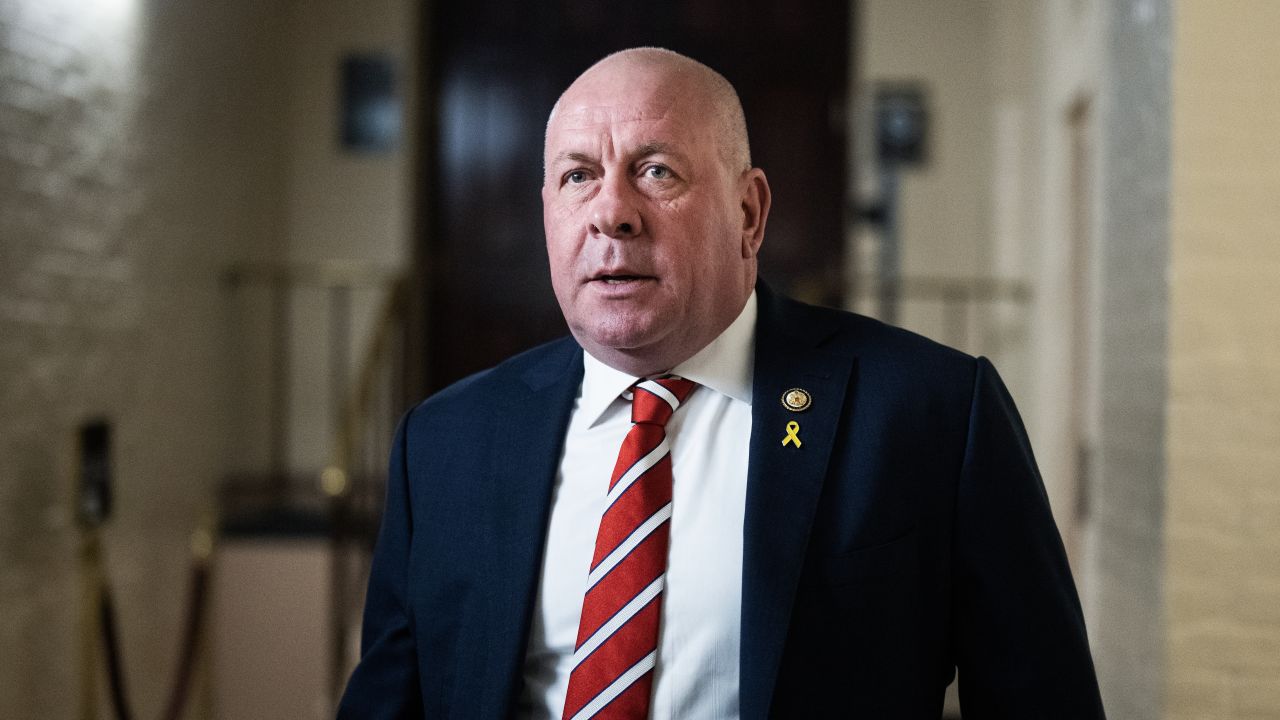 Rep. Dave Taylor leaves in the US Capitol on June 4, 2025.