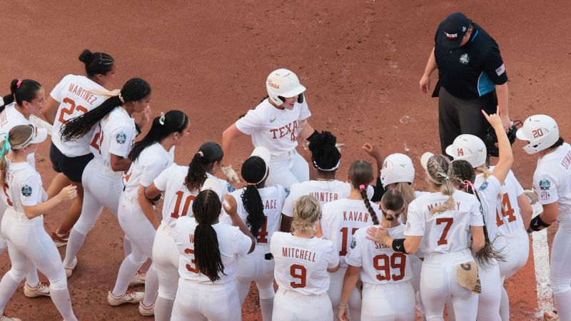 Texas routs Texas Tech to secure first Women’s College World Series title in program history
