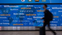 NEW YORK, NEW YORK - JUNE 9: People arrive at John F. Kennedy International Airport on June 9, 2025 in New York City. A new travel ban ordered by U.S. President Donald Trump, restricting entry to citizens from 12 countries, will take effect on Monday. The affected nations include Afghanistan, Myanmar, Chad, the Republic of the Congo, Equatorial Guinea, Eritrea, Haiti, Iran, Libya, Somalia, Sudan, and Yemen.  (Photo by Adam Gray/Getty Images)