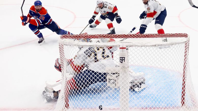 Edmonton's Leon Draisaitl scored the winning overtime goal in Game 1 of the 2025 Stanley Cup Final, igniting global interest in a particular victory song.
