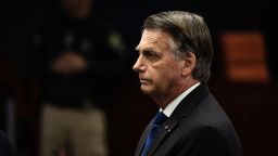 Former Brazilian President Jair Bolsonaro is pictured during a previous appearance at the Supreme Federal Court in Brasília, Brazil, in June.