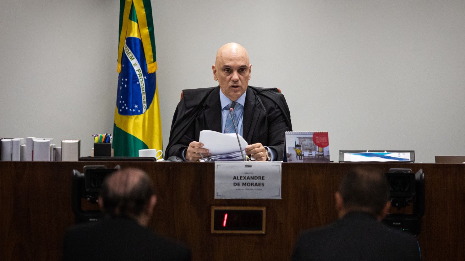 Alexandre de Moraes, juez del Tribunal Supremo de Brasil,  el 9 de junio de 2025.