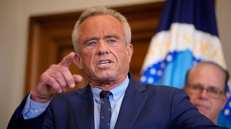 Health and Human Services Secretary Robert F. Kennedy Jr., pictured above, is reportedly looking at a pair of policies that would exacerbate broadcasters' financial woes.