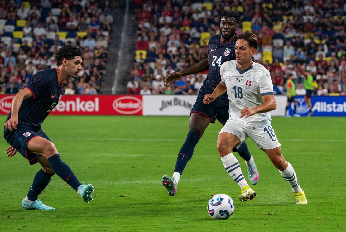 The youthful look of the USMNT fell into a fierce defeat against Switzerland on Tuesday.