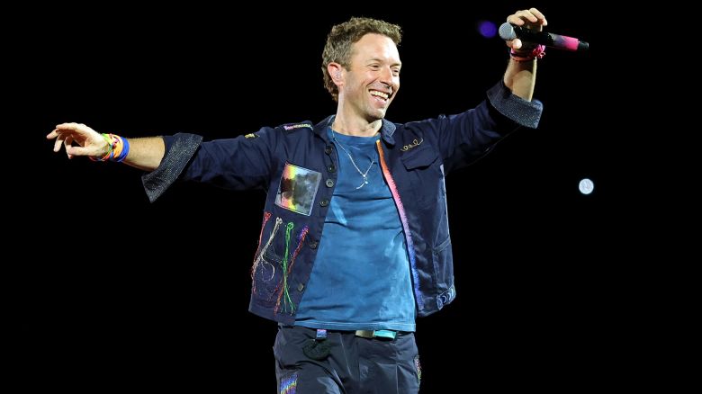 Chris Martin performing in Las Vegas in June.
