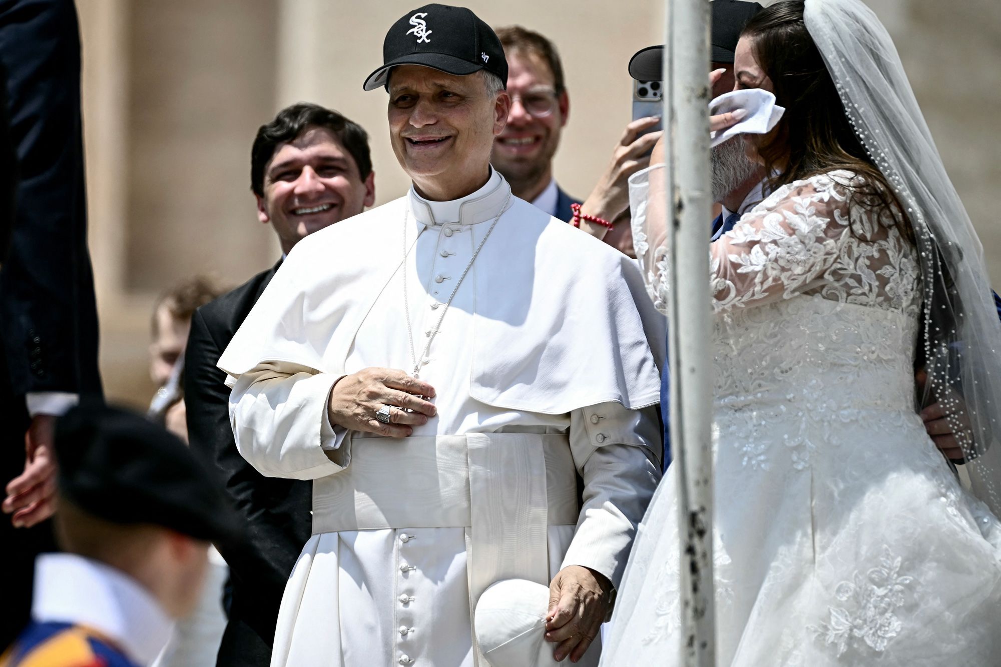 
      Pope Leo breaks from papal dress codes — with a White Sox baseball cap
    