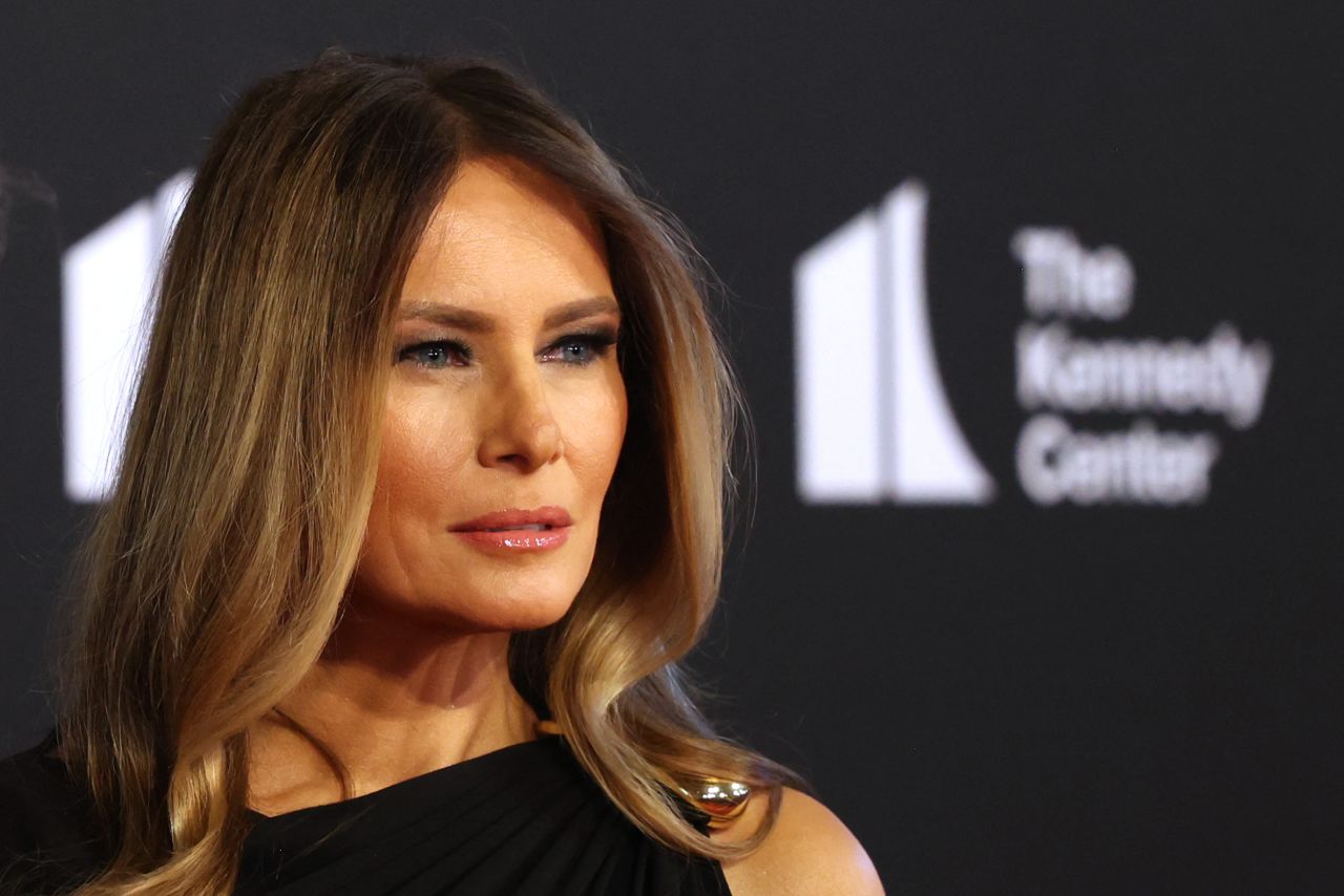 First Lady Melania Trump arrives to attend the opening night of 