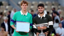 Carlos Alcaraz defeated Jannik Sinner in one of the all-time great grand slam finals.