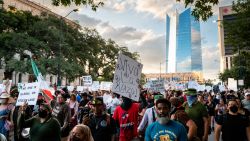 SAN ANTONIO, TEXAS - JUNE 11: People gather in protest against ICE, U.S. Immigration and Customs Enforcement, raids at the San Antonio City Hall on June 11, 2025 in San Antonio, Texas. Gov. Greg Abbott is preparing to deploy the Texas National Guard in response to ongoing demonstrations across the state and escalating tensions nationwide between protesters and law enforcement. Abbott’s order to mobilize troops follows President Donald Trump’s decision to send the California national guard into Los Angeles. (Photo by Brandon Bell/Getty Images)