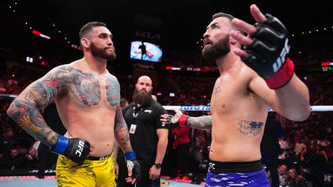 Paul Craig (right) admitted to using a "illegal move" with resulted in his fight against Rodolfo Bellato (left) ending in a non contest.