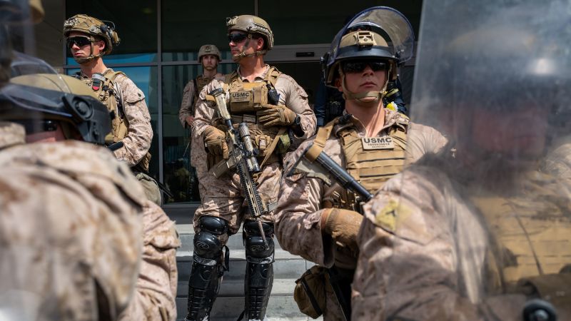 US Marines mobilized to Los Angeles are being sent home, Pentagon says