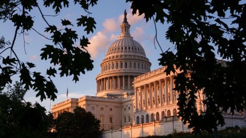 WASHINGTON, DC - JUNE 18: The U.S. Capitol Building is seen at sunset on June 18, 2025 in Washington, DC. (Photo by Kevin Carter/Getty Images)