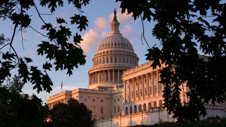 WASHINGTON, DC - JUNE 18: The U.S. Capitol Building is seen at sunset on June 18, 2025 in Washington, DC. (Photo by Kevin Carter/Getty Images)