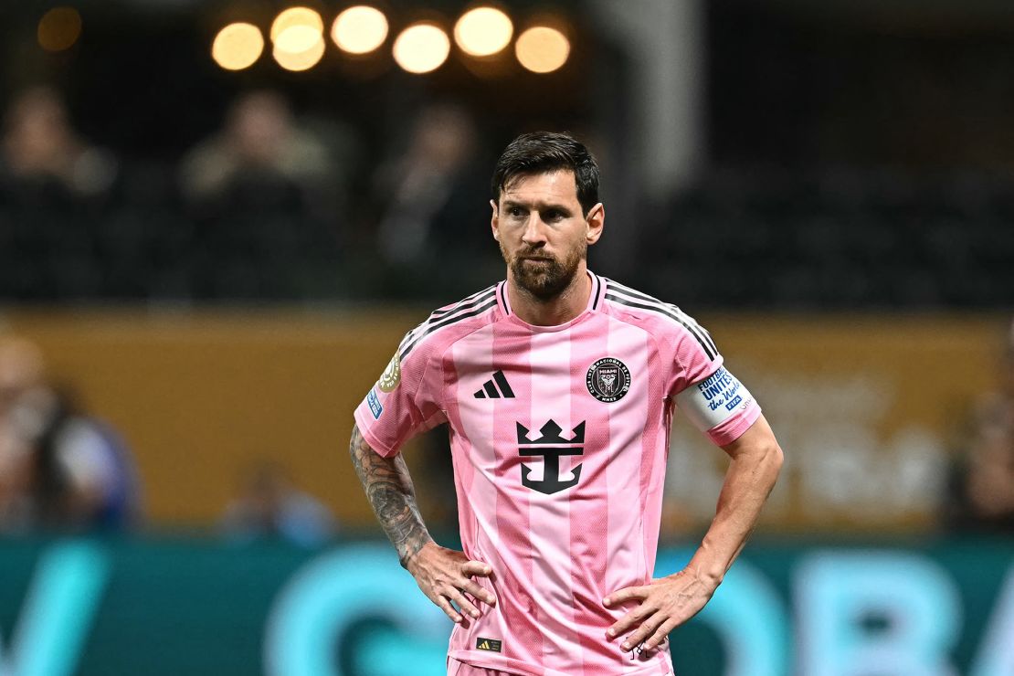Messi seemed slightly vexed when Porto went up 1-0 early in the first half.