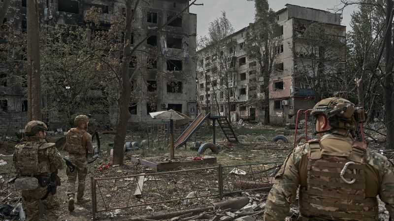 Russia has amassed 110,000 troops near strategic Ukrainian city, Kyiv says