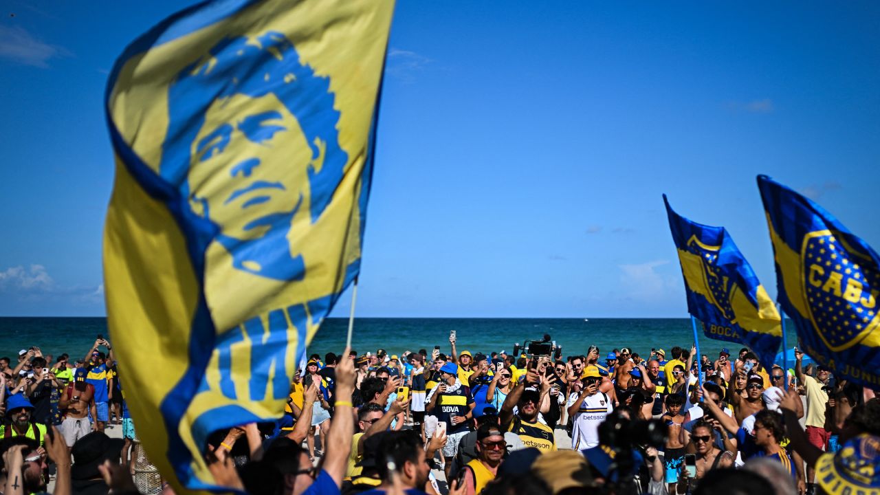 Los hinchas de Boca Juniors ponen el color al Mundial de Clubes