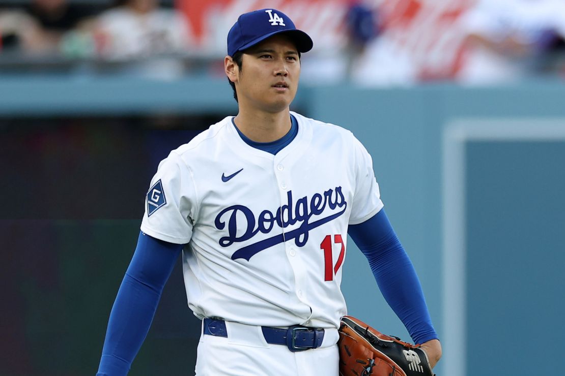 Otani won the World Series with the Los Angeles Dodgers last season and was the team's designated batter.