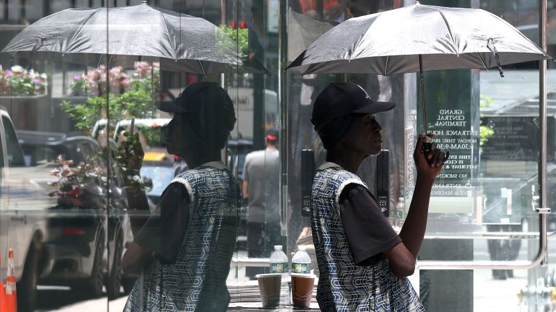 It will be the hottest day in over a decade for parts of the East Coast as potent heat dome reaches its peak