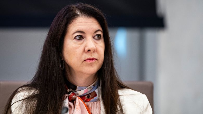 Adriana Kugler attends the Federal Reserve Board open meeting in Washington, DC, on June 25.