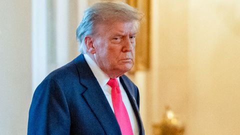 US President Donald Trump arrives to speak in the East Room of the White House in Washington, DC, US, on Thursday, June 26, 2025. A Republican plan to cut $250 billion in Medicaid and other health-care spending hit a procedural roadblock in the Senate Thursday, complicating efforts to pass Donald Trump's massive tax and spending package. Photographer: Ken Cedeno/UPI/Bloomberg via Getty Images