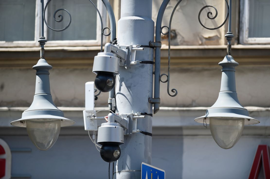 Temporary cameras were installed along the path of the Budapest Pride march on Friday, months after legislation was passed allowing the use of facial recognition technology to identify participants.