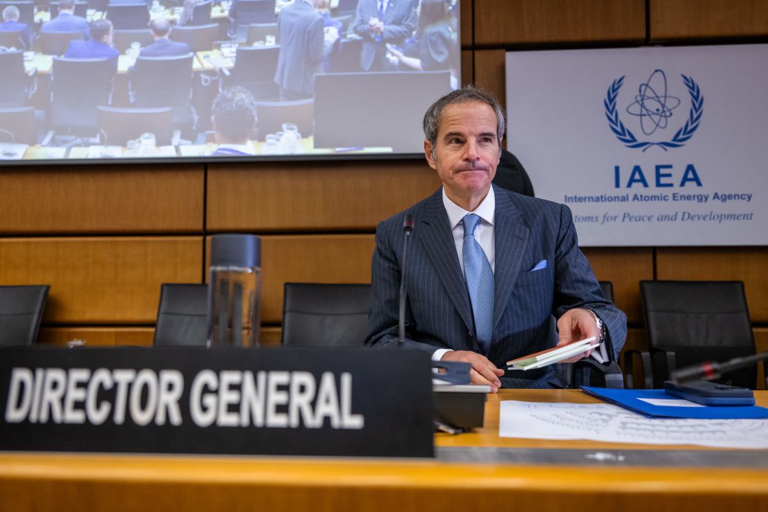 Rafael Grossi, director general of the IAEA, at the UN nuclear watchdog's headquarters in Vienna, Austria, last month.
