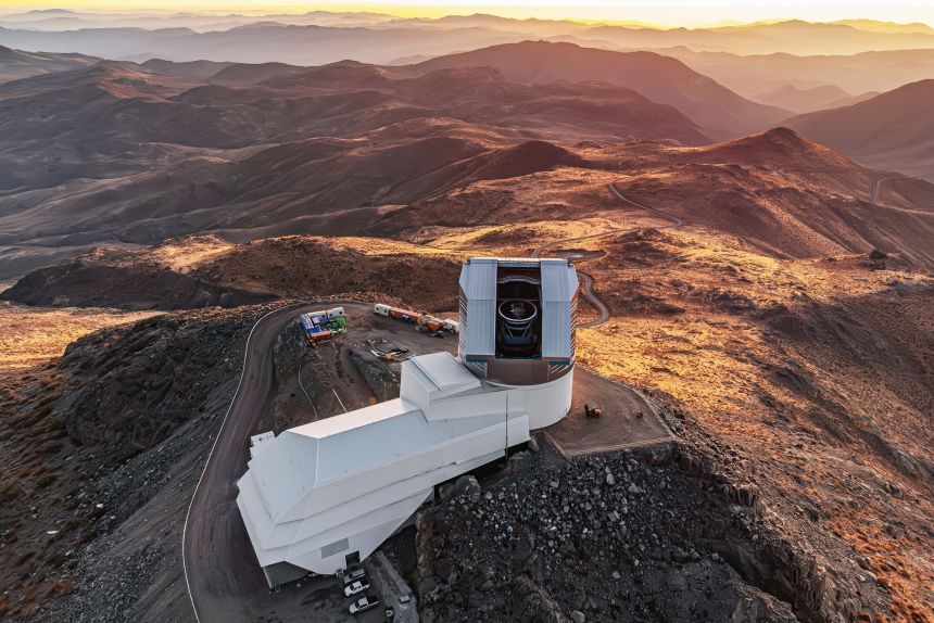 The Vera C. Rubin Observatory in Cerro Pachon, Chile.