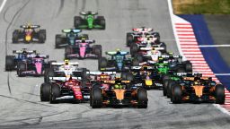 Lando Norris began in pole position and led for all but a few seconds.
