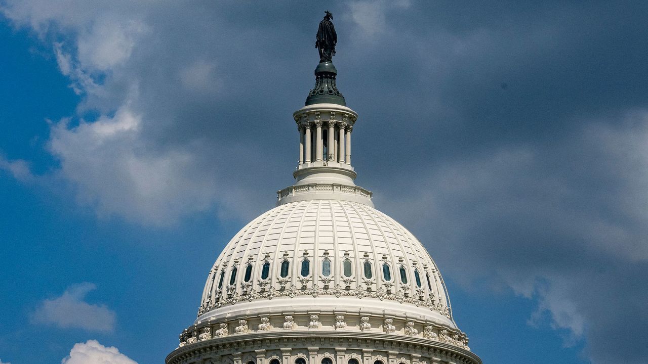 US Capitol dome on June 29, 2025, as US President Donald Trump's Big Beautiful Bill continues through the Senate. US senators debated into the early hours of Sunday Donald Trump's "big beautiful" spending bill, a hugely divisive proposal that would deliver key parts of the US president's domestic agenda while making massive cuts to social welfare programs. (Photo by Jim WATSON / AFP) (Photo by JIM WATSON/AFP via Getty Images)          