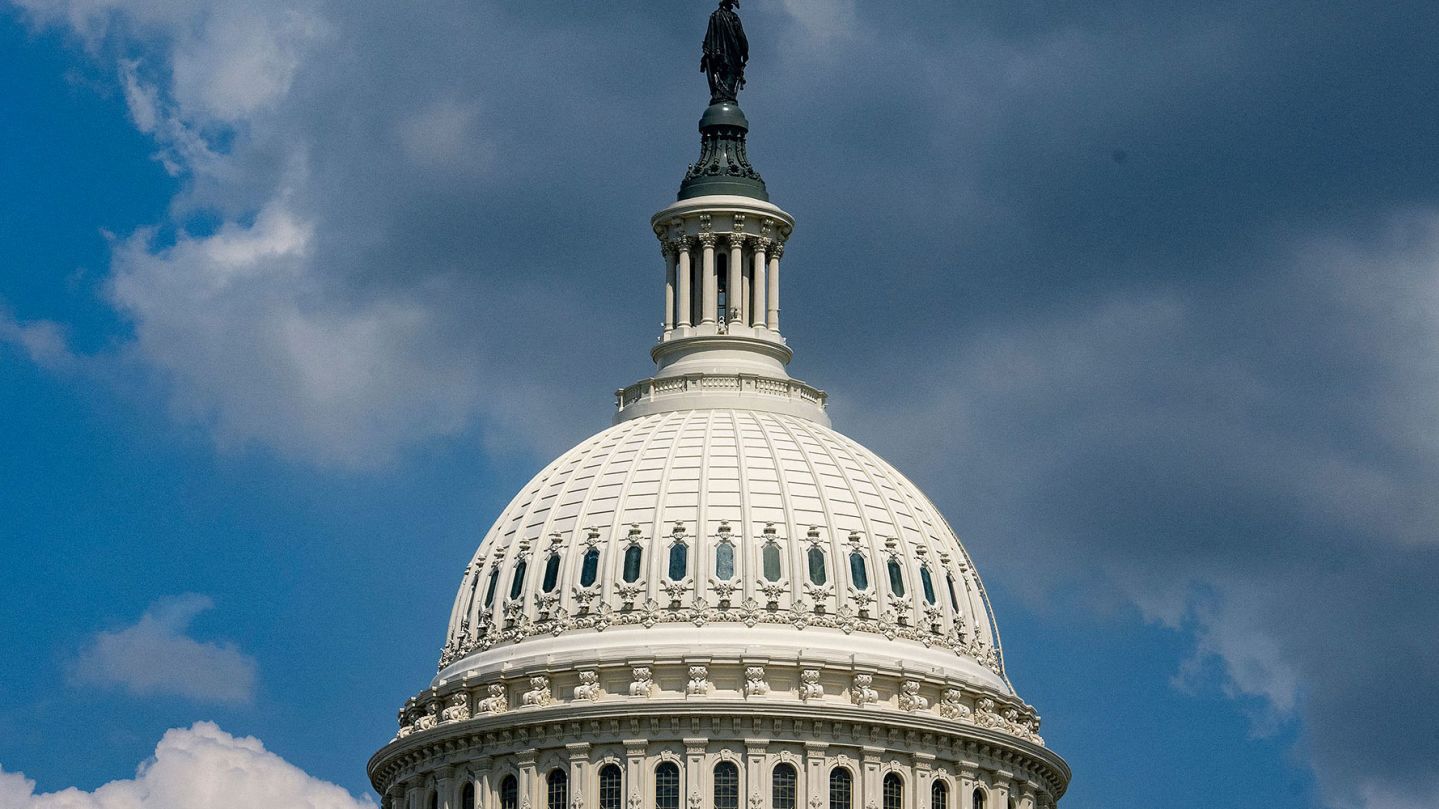 US Capitol dome on June 29, 2025, as US President Donald Trump's Big Beautiful Bill continues through the Senate. US senators debated into the early hours of Sunday Donald Trump's "big beautiful" spending bill, a hugely divisive proposal that would deliver key parts of the US president's domestic agenda while making massive cuts to social welfare programs. (Photo by Jim WATSON / AFP) (Photo by JIM WATSON/AFP via Getty Images)          
